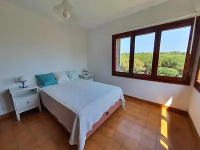 Cama o camas de una habitación en COSTA BRAVA SUITES Casa El Turó de Sagaró
