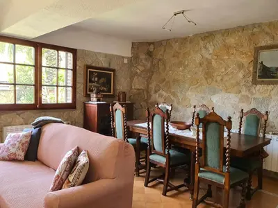 Zona de estar de COSTA BRAVA SUITES Casa El Turó de Sagaró