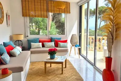 Zona de estar de Casita del'Esquirol