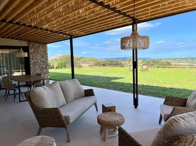 Zona de estar de Casa Vinyanova