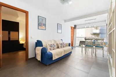 Zona de estar de WELCS APARTAMENTO 130 PDA frente al mar