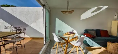Zona de estar de La Gaviota