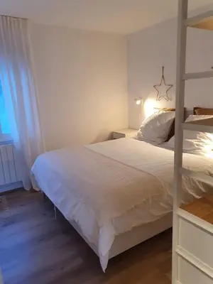 Cama o camas de una habitación en La Gaviota