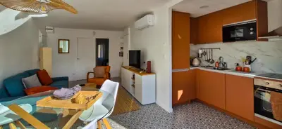 Una cocina o zona de cocina en La Gaviota