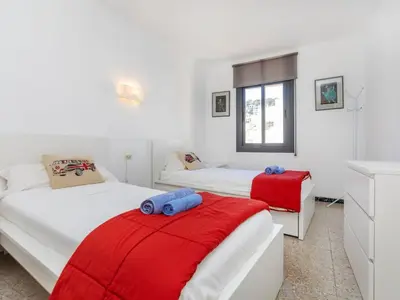 Cama o camas de una habitación en Apartment Atic Cap Tossa by Interhome