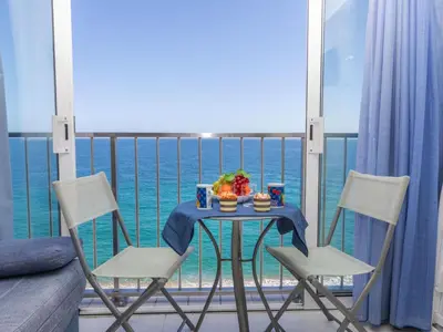 Un balcón o terraza de Studio Rosa Maria Mar by Interhome