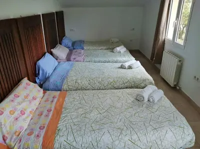 Cama o camas de una habitación en VillaSolimar