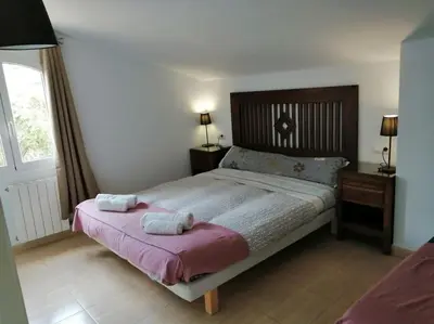 Cama o camas de una habitación en VillaSolimar