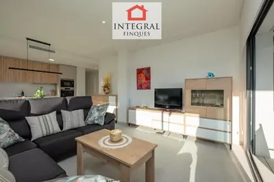 Una cocina o zona de cocina en Port Nou Apartament Palamós