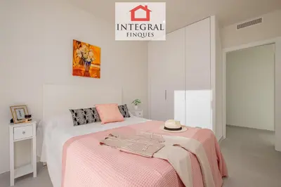 Cama o camas de una habitación en Port Nou Apartament Palamós