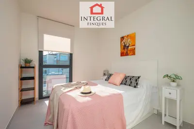 Cama o camas de una habitación en Port Nou Apartament Palamós