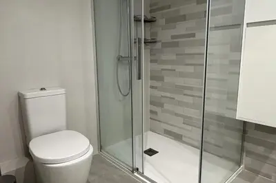 Un baño de LETS HOLIDAYS Sea views apartment Platja d'Aro