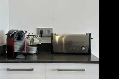 Utensilios para hacer té y café en LETS HOLIDAYS Sea views apartment Platja d'Aro