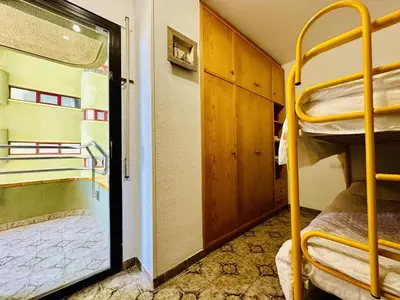 Cama o camas de una habitación en Mar i Vent 3 CostaBravaSi