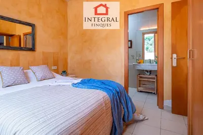 Cama o camas de una habitación en Sal de Mar - Casa La Fosca
