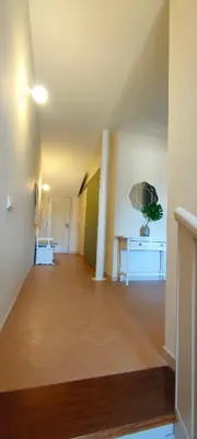 Cama o camas de una habitación en Apartamento Duplex Mar&Pol gran terraza