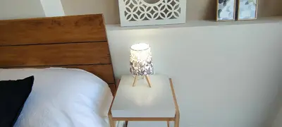 Cama o camas de una habitación en Apartamento Loft Mar&Pol