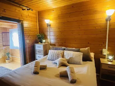 Cama o camas de una habitación en Villa Lotus by Costabravaway