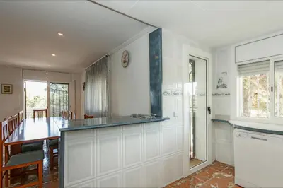 Una cocina o zona de cocina en Villa Atenea