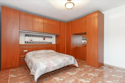 Cama o camas de una habitación en Villa Atenea