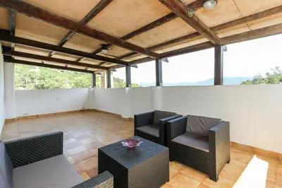 Zona de estar de Villa Atenea