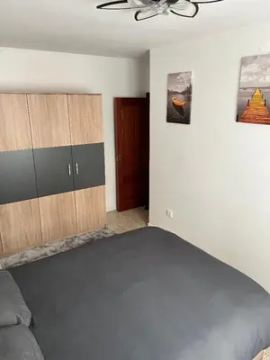 Cama o camas de una habitación en Logement avec vue latérale mer