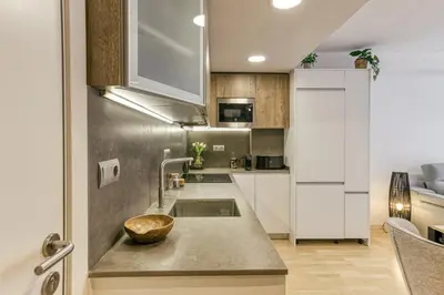 Una cocina o zona de cocina en Can Muntaner Duplex
