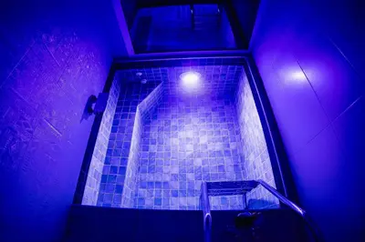 Un baño de La Mediterranea