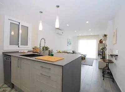 Una cocina o zona de cocina en Cel i Mar Canet