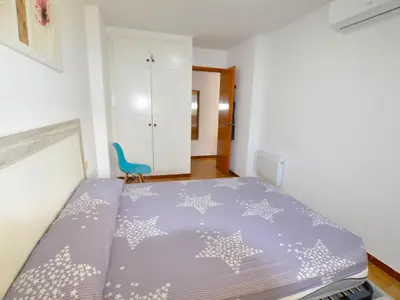 Cama o camas de una habitación en Apartament Surf Lloret de Mar
