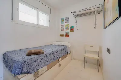 Cama o camas de una habitación en Sabanell Park - JC
