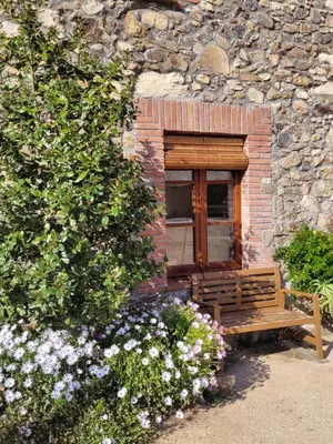 Jardín al aire libre en Can Mulo
