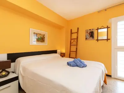 Cama o camas de una habitación en Apartment Jaume II-3 by Interhome