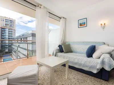 Zona de estar de Apartment Onades by Interhome