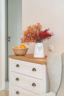 Zona de estar de Charming Garden Apartment en 