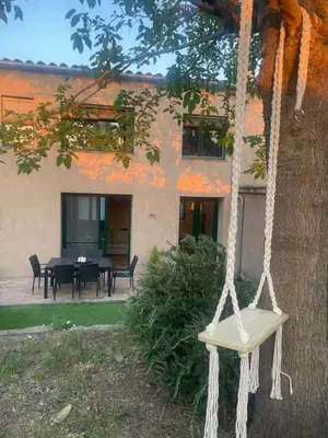 Jardín al aire libre en Can Paulí