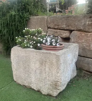 Jardín al aire libre en Can Paulí