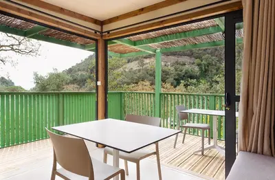 Un balcón o terraza de Camping Cala Pola