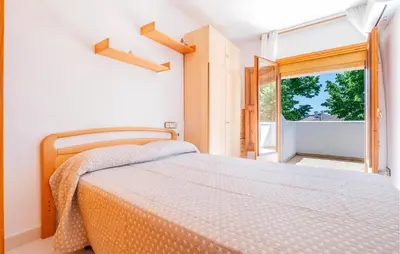 Cama o camas de una habitación en Nice Home In Platja D'aro With Wifi