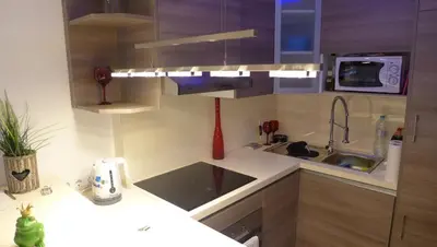 Una cocina o zona de cocina en Fanals Beach