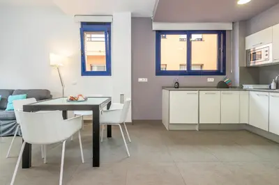 Una cocina o zona de cocina en I Apartamento en playa de Tamariu