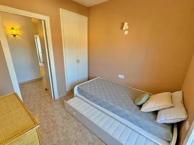 Cama o camas de una habitación en Vista Mar