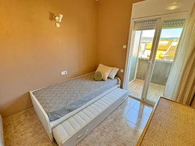 Cama o camas de una habitación en Vista Mar