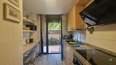 Una cocina o zona de cocina en Apartment Bonito Go2lloret