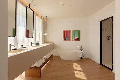 Un baño de Elisabeth by the Sea Hotel