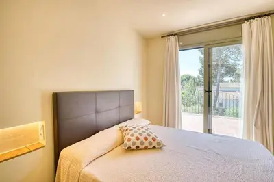 Cama o camas de una habitación en Villa Martina
