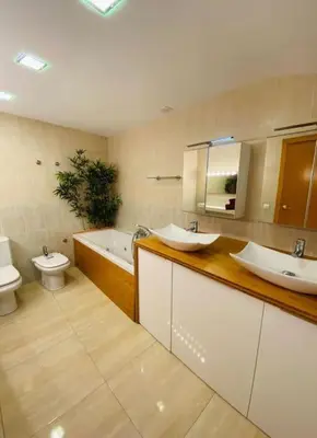 Un baño de Moderno Dúplex