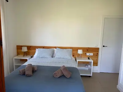 Cama o camas de una habitación en La Coma Sa Riera