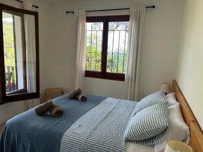 Cama o camas de una habitación en La Coma Sa Riera