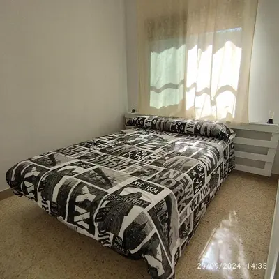 Cama o camas de una habitación en La Biznaga
